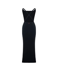 Pcfg Women's Daydreamers Cross Back Knit Maxi Dress