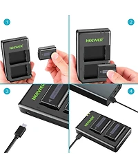 Neewer Np-FW50 Camera Battery and Charging Accessory for select Sony Np-f-series devices