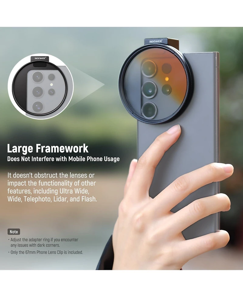 Neewer LA006 Camera Mounting Accessory for select iPhone and Android mobile devices