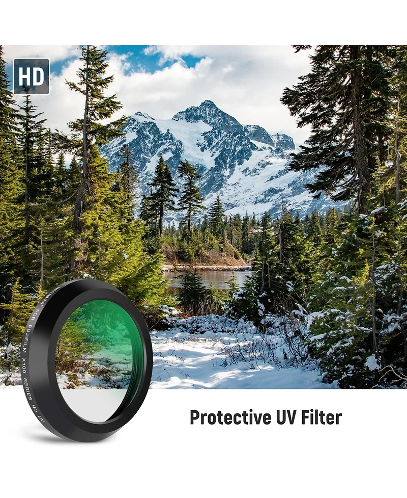 Neewer X100 Camera Lens Accessory for Fujifilm X100 X100S X100F X100T X100V X100VI Camera