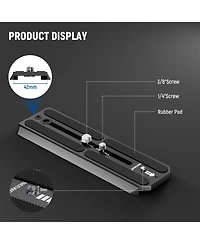 Neewer QR6 Camera Tripod with 16cm for MVH500AH MVH502AH