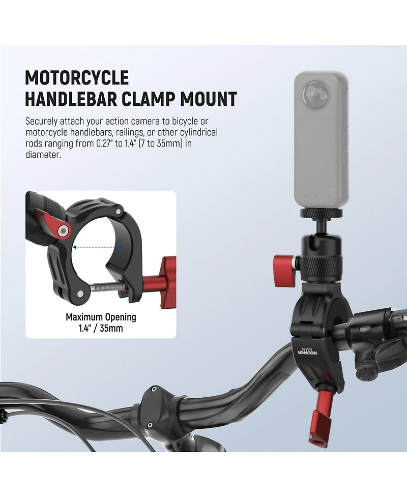 Neewer CA165 Camera Mounting Accessory for select Dji Osmo Action models