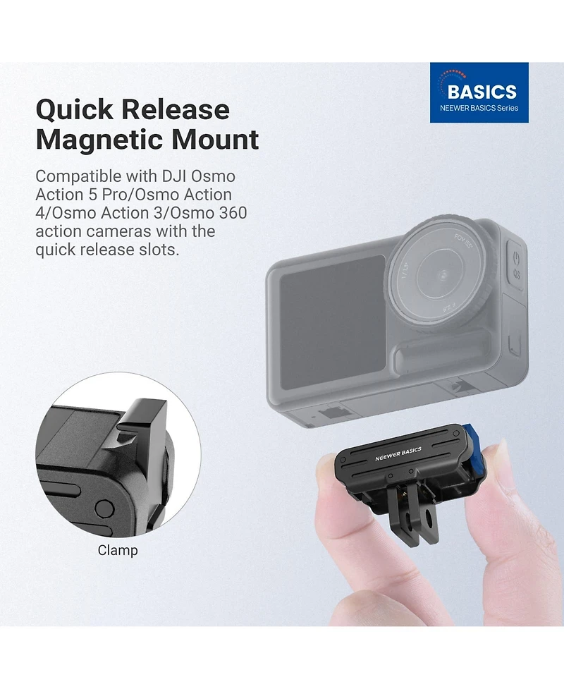 Neewer DP04 Camera Mounting Accessory for select Dji Osmo Action models