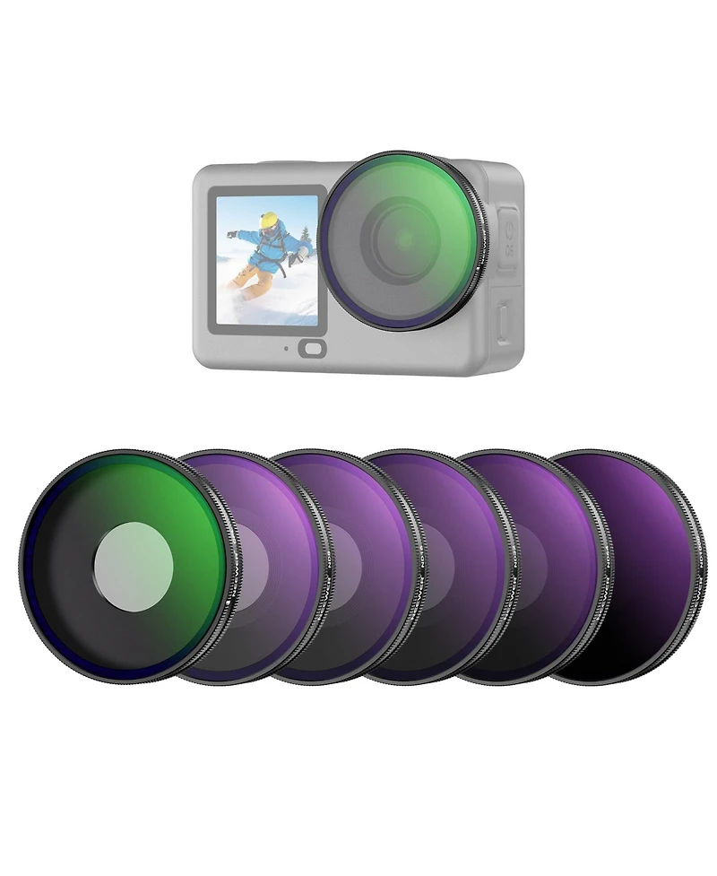 Neewer Fl-B101 Camera Lens Accessory with Cpl, ND8 for select Dji Osmo Action models