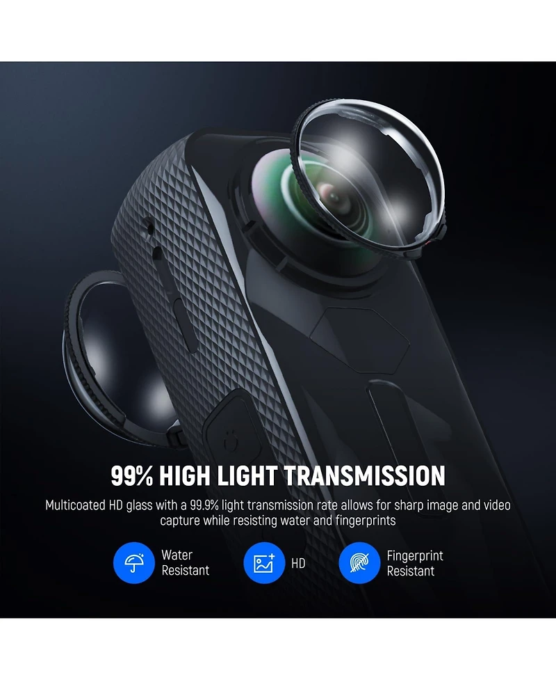 Neewer LPC02 Camera and Photo Accessory for Insta360 X5 Action Camera