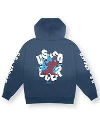 Uscape Apparel Men's and Women's Navy Usmnt Oversized Celebrate Hoodie
