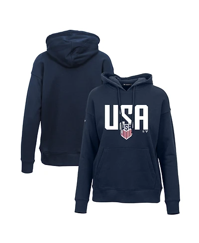 LevelWear Women's Navy Usmnt Podium Mascot Pullover Hoodie