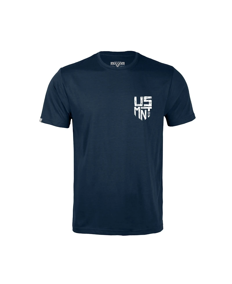 LevelWear Big Boys and Girls Navy Usmnt Little Richmond Scribble T-Shirt