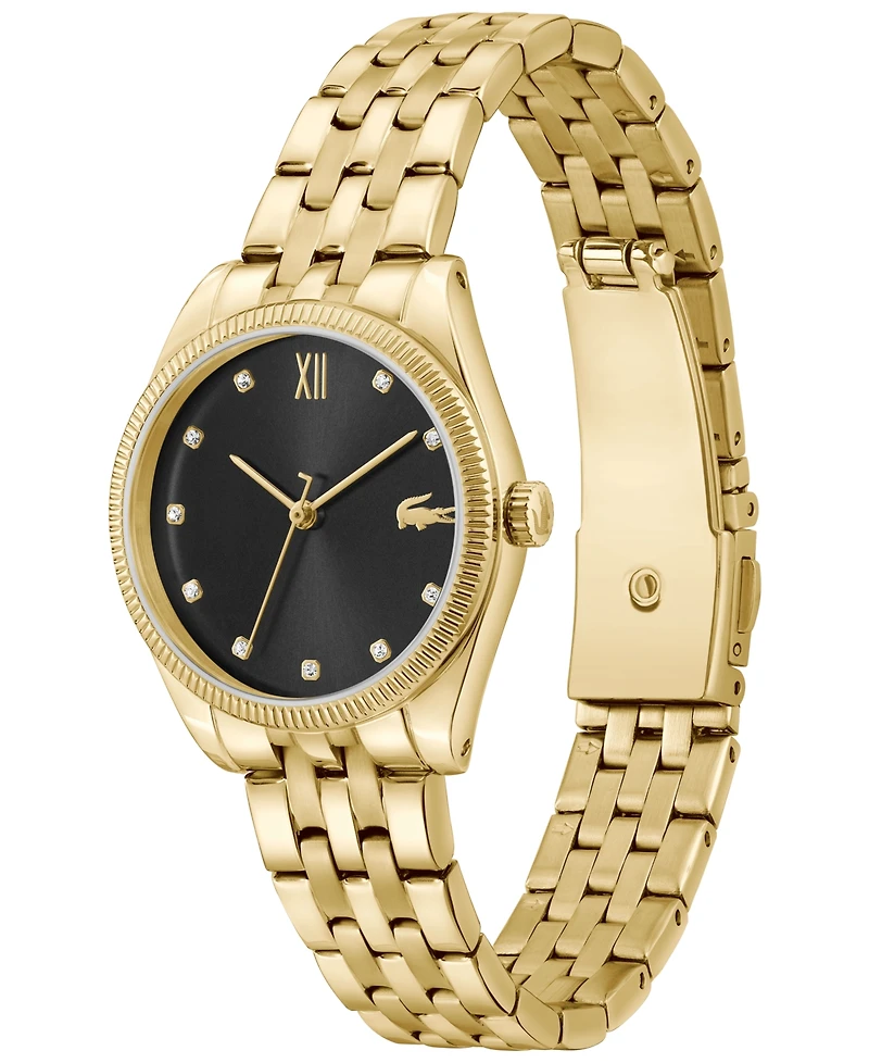 Lacoste Women's Quartz Parisienne Gold-Tone Stainless Steel Bracelet Watch 30mm