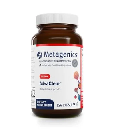 Metagenics Advaclear Daily Detox Support With B Vitamins Zinc Pantothenic Acid Supports Liver Immune Health 126 Capsules