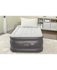 Sealy Tritech Twin Sized 20 Air Mattress Bed 2 Person Built-In Ac Pump and Bag