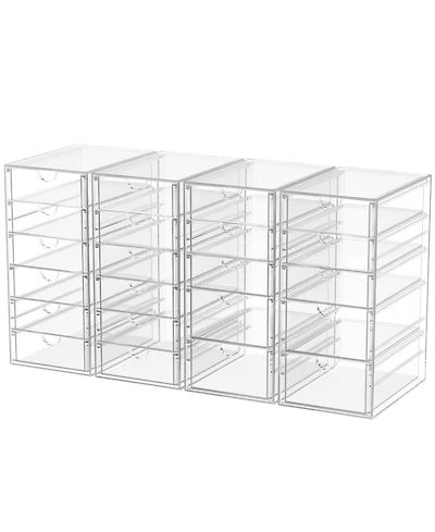Xdovet Desk Organizer with 22 Drawers Plastic Storage Box