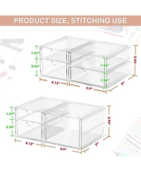 Xdovet Desk Organizer 7 Drawers Makeup Storage