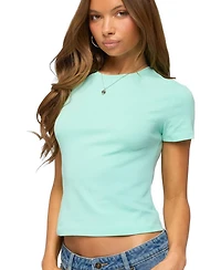 Edikted Women's Marleaux Fitted T Shirt