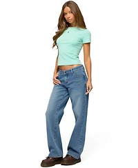 Edikted Women's Marleaux Fitted T Shirt