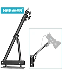 Neewer Triangle Wall Mount Arm for Photo Studio Strobe Monolight Softboxes Umbrellas Reflectors Flexible Rotation 180 Degrees Maximum Length 180