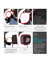 Neewer Photo Studio Light Box with 8.3 in, 530 Led for Neewer
