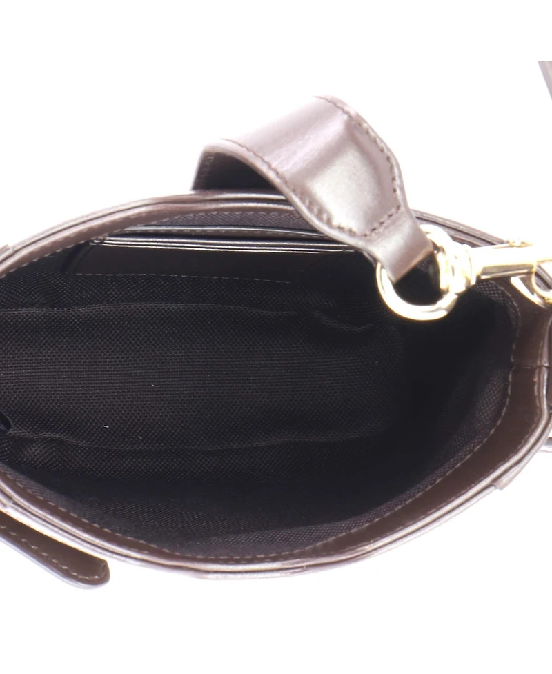 Pre-Owned Gucci Mini Bucket Bag Gg Canvas with Leather