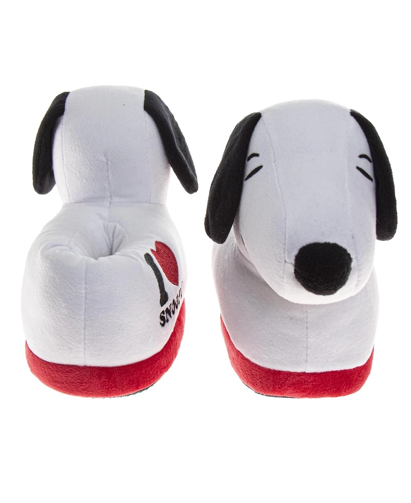 Snoopy Toddler Girls (5,7,9) Plush 3D Slippers