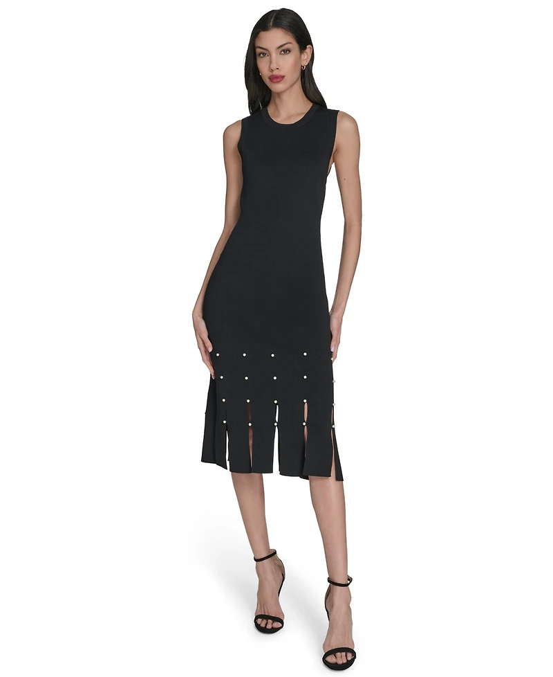 Vince Camuto Women's Crewneck Midi Dress