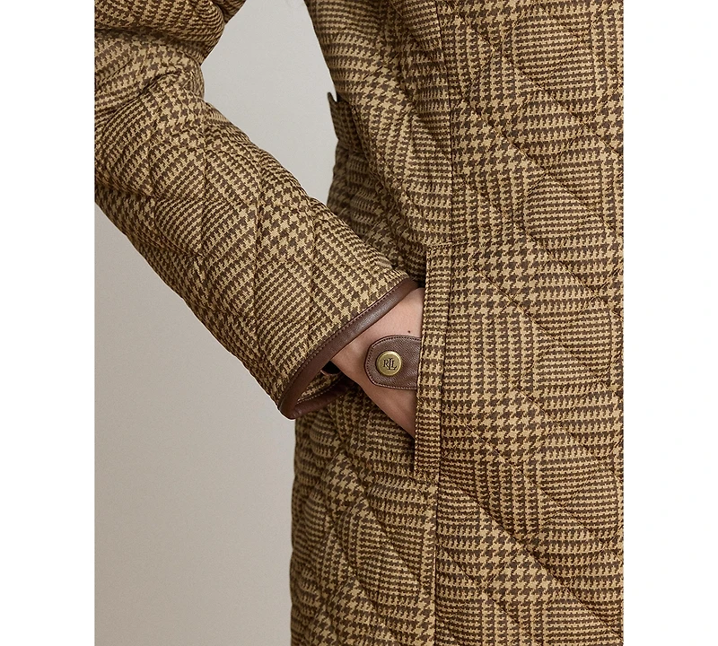 Lauren Ralph Women's Hooded Quilted Coat