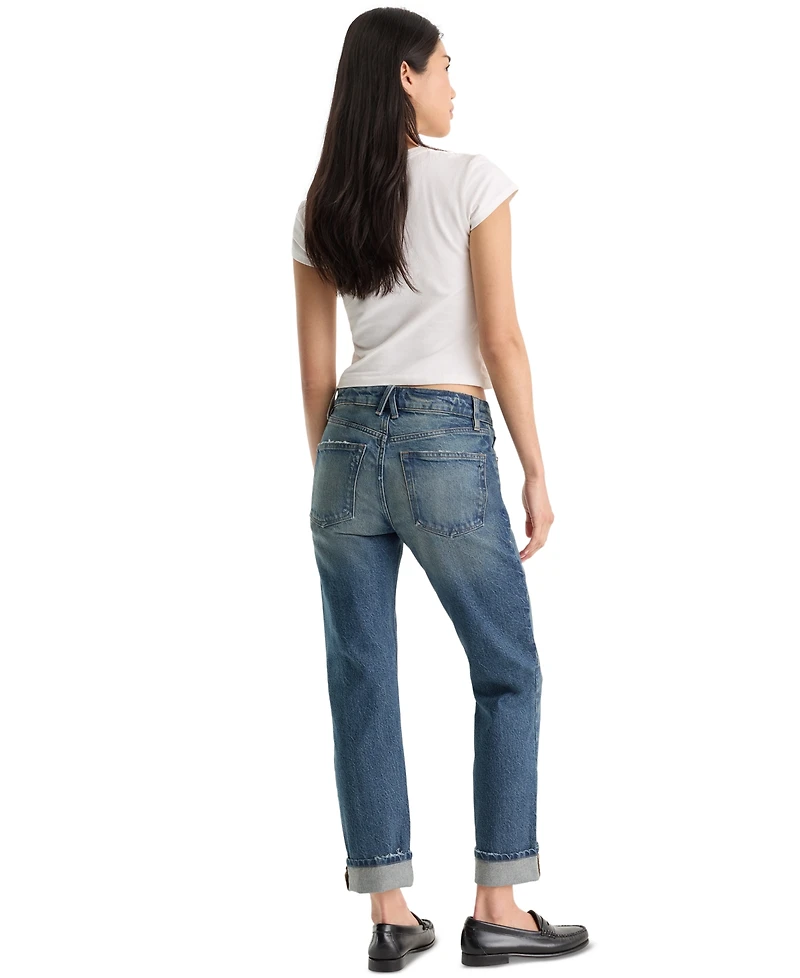 Good American Women's Vintage Straight-Leg Ankle Jeans