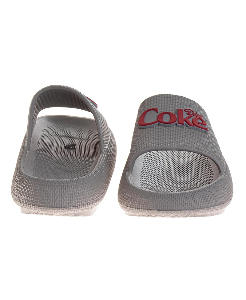 Coca-Cola Men's Coke Logo Casual Slides – Quick-Dry Beach & Pool Sandals
