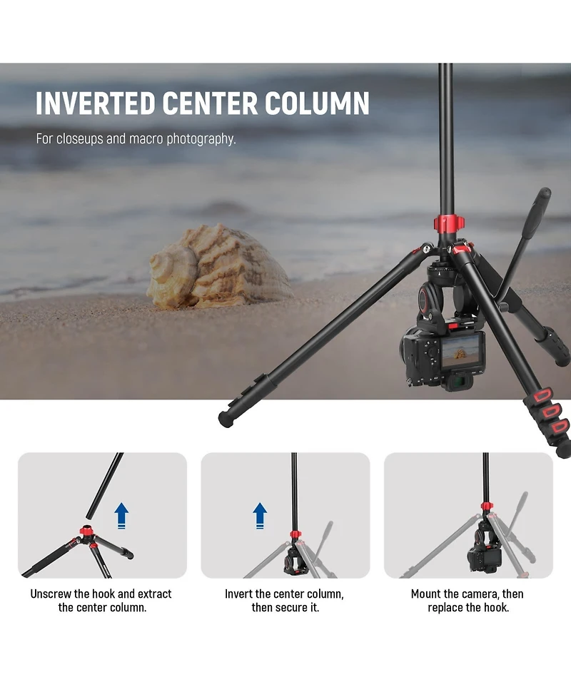 Neewer TP72A Camera Tripod with 13.2lb, 6kg for Dji Rs Gimbal
