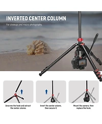 Neewer TP72A Camera Tripod with 13.2lb, 6kg for Dji Rs Gimbal