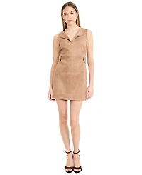 Donna Morgan Women's Sleeveless V-Neck Mini Dress