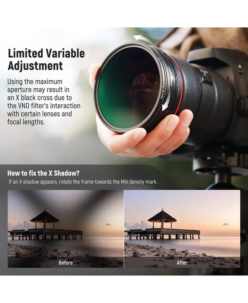 Neewer ND2-ND400 Camera Lens Accessory with ND2, ND400