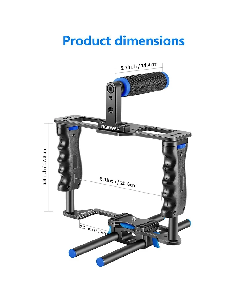 Neewer Camera Mounting Accessory for select Canon, Nikon and Sony cameras