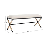 Safavieh Carmelo Hemp Wrapped Bench