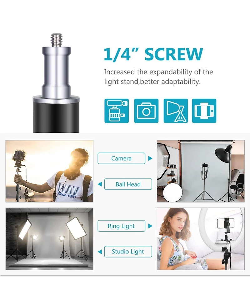 Neewer Photography Light Stand with 10 Feet
