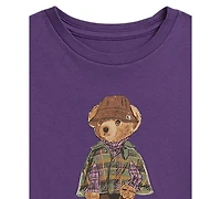 Polo Ralph Lauren Girls' 2T-6X Bear Long-Sleeve T-Shirt
