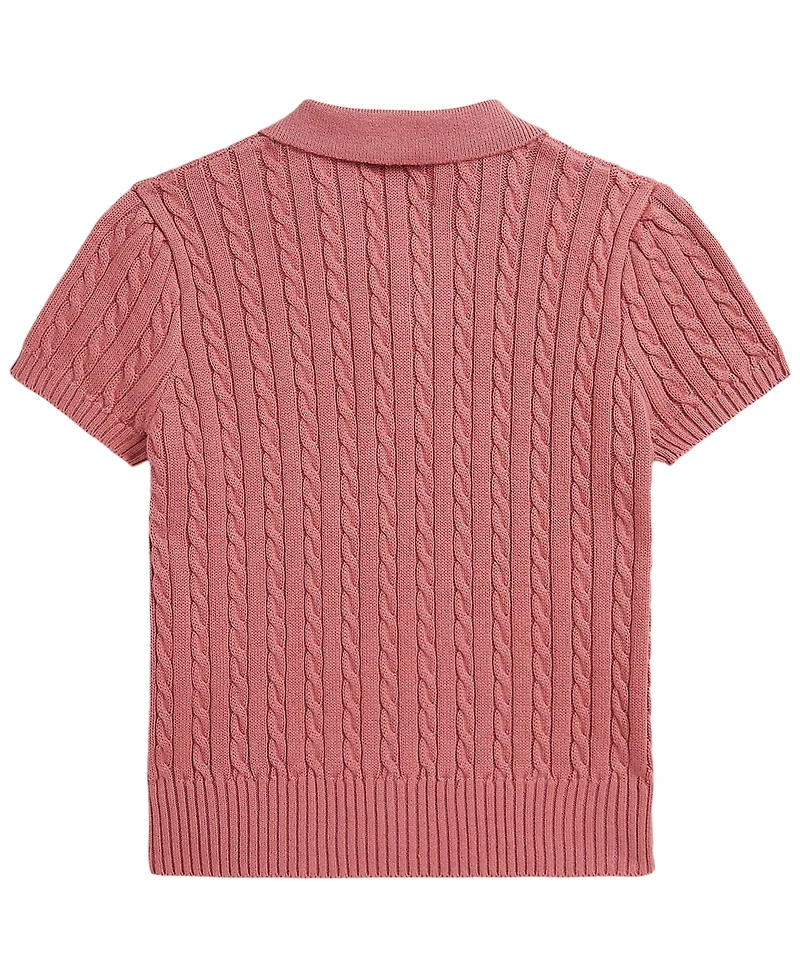 Polo Ralph Lauren Girls' 2T-6X Short-Sleeve Sweater
