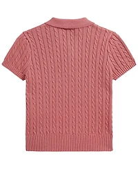 Polo Ralph Lauren Girls' 2T-6X Short-Sleeve Sweater