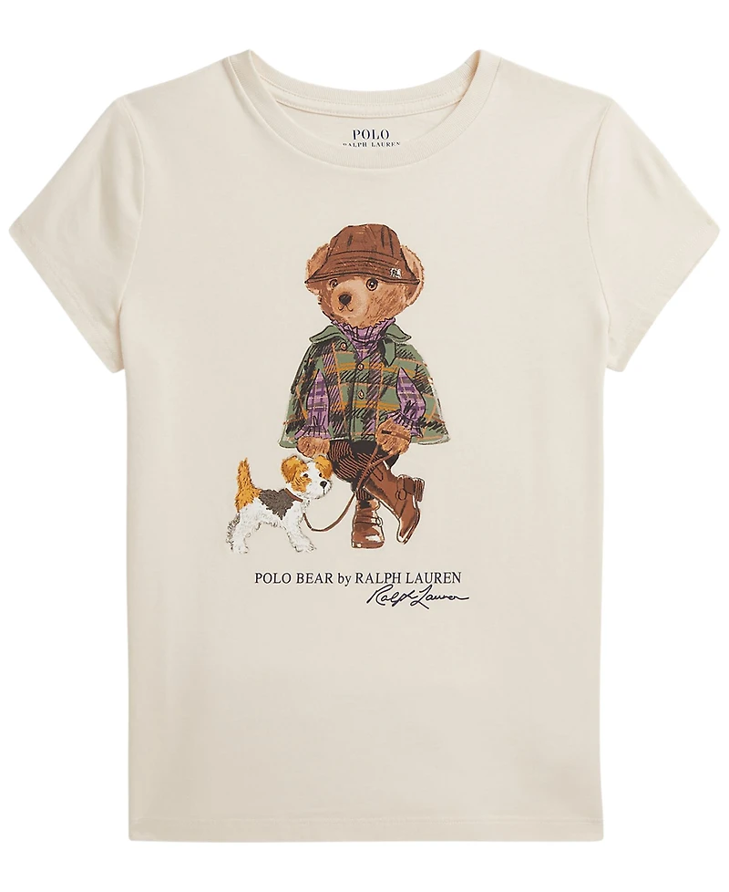 Polo Ralph Lauren Girls' 7-16 Bear Short-Sleeve T-Shirt