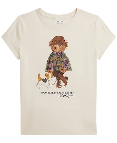 Polo Ralph Lauren Girls' 7-16 Bear Short-Sleeve T-Shirt