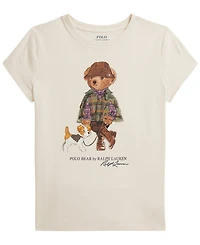Polo Ralph Lauren Girls' 7-16 Bear Short-Sleeve T-Shirt
