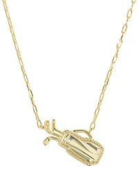 Kendra Scott 14k Gold-Plated Imitation Pearl Golf Short Pendant Necklace
