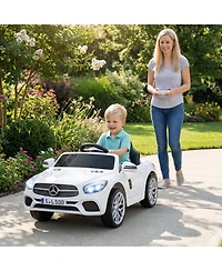 Gymax Licensed Mercedes-Benz Sl R231 Kids Ride on Car 12V Electric Vehicle with Music