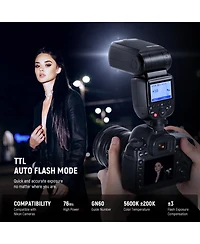 Neewer NW700-n Camera Flash with Ttl for Nikon Dslr Cameras