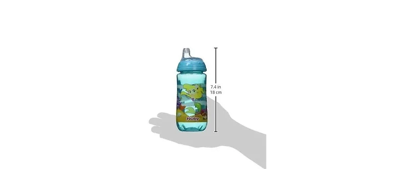 Nuby Busy Sipper, 2 Stage Cup, No Spill Spout & Pop Up Sipper