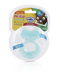 Nuby Silicone Teether with Bristles, Includes Hygienic Case