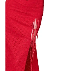 Pcfg Women's The Broderie Anglaise Edit Embroidered Midi Skirt