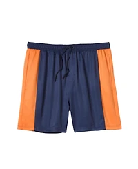 KingSize Men's Big and Tall 5" Contrast Swim Shorts with Super Stretch Liner