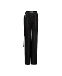 Pcfg Women's Free Heaven Stitch Detail Cotton-Blend Pants