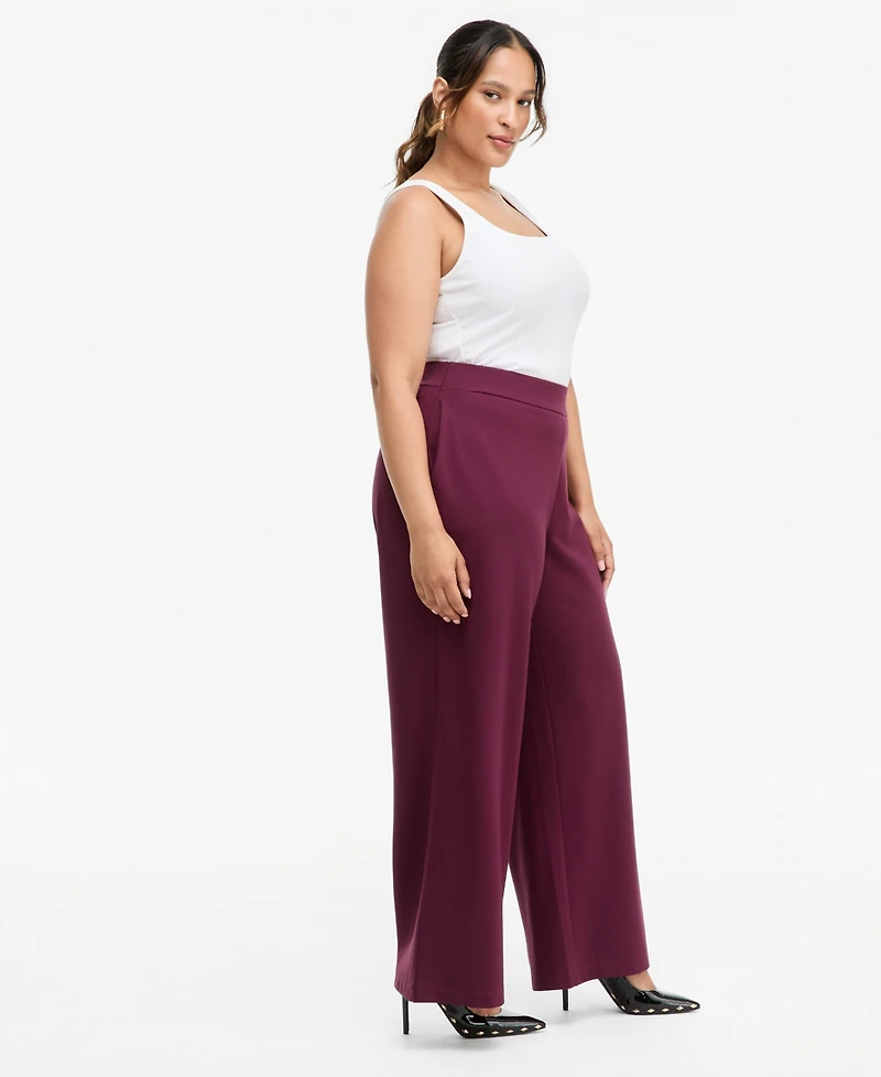 I.n.c. International Concepts Plus High-Rise Pull-On Pants, Macy's Exclusive