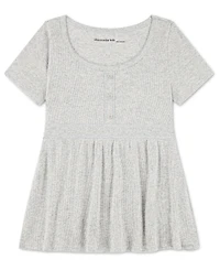 abercrombie kids Girls' 5-16 Scoop Neck Short-Sleeve Top